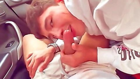 Sexy blonde model gets her pussy filled with cream on top